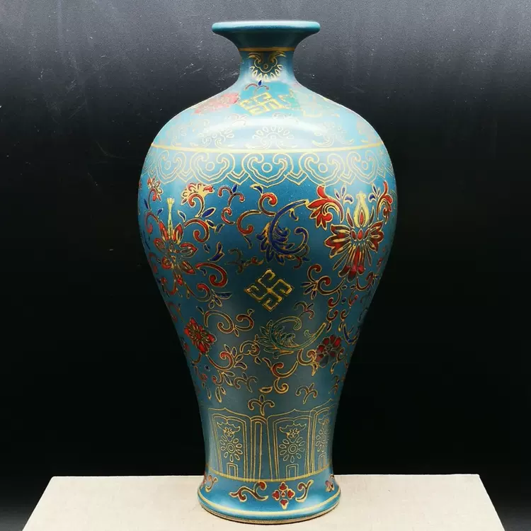 中国古玩 清時代 作家物 粉彩人物図磁板 唐物 AZ0268