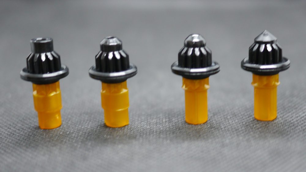 ベイブレードX】BX-00 ビットセット F/T/B/N ゴールド×ブラック 開封