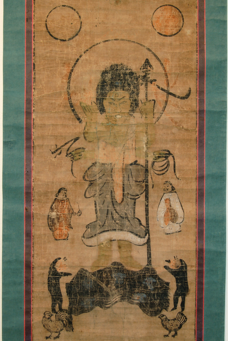 初期大津絵「青面金剛」 S-114【売却済】 | 古美術 花地蔵