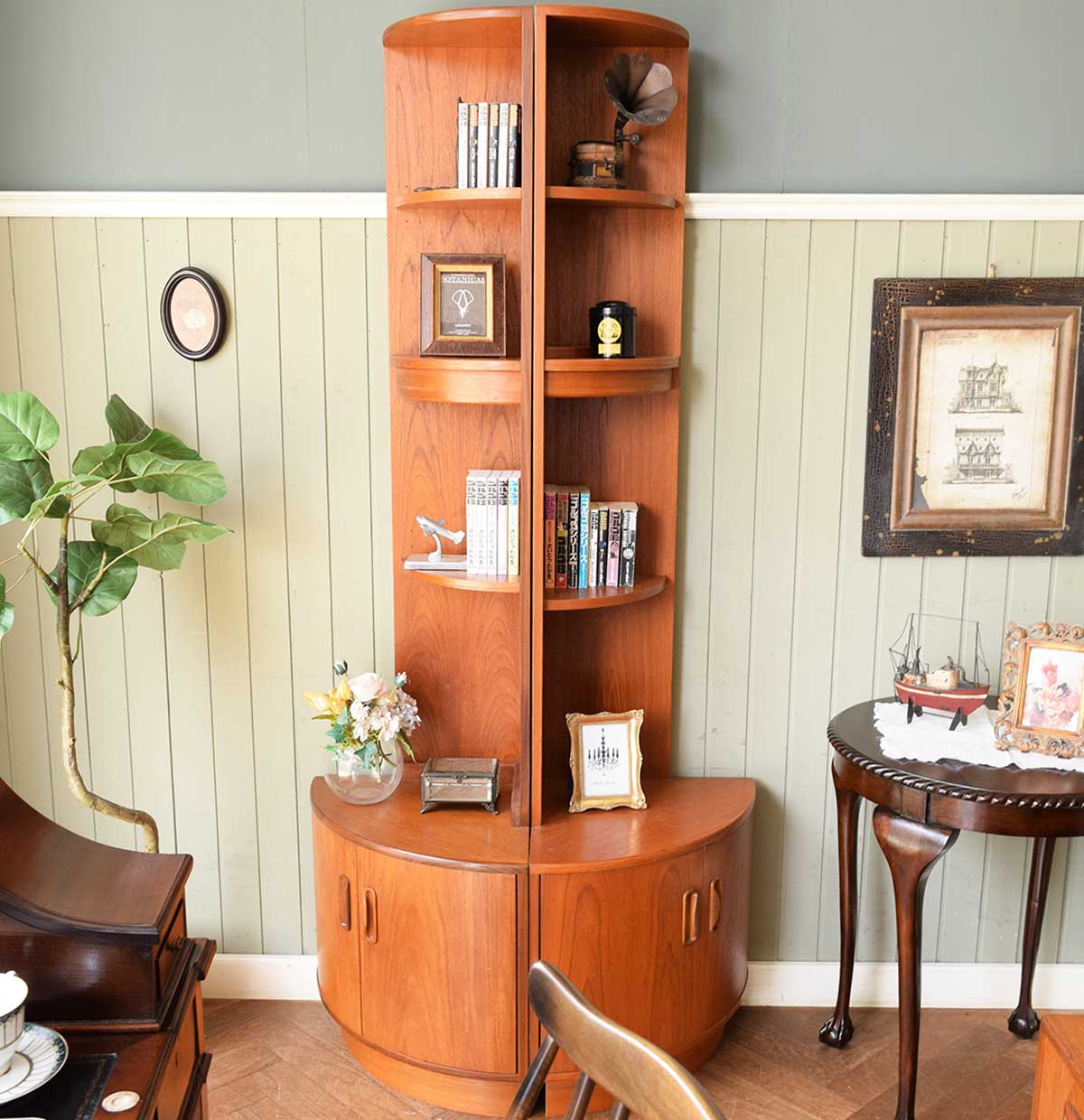 G-planコーナーキャビネット4点セット チーク ビンテージ 引き取り歓迎