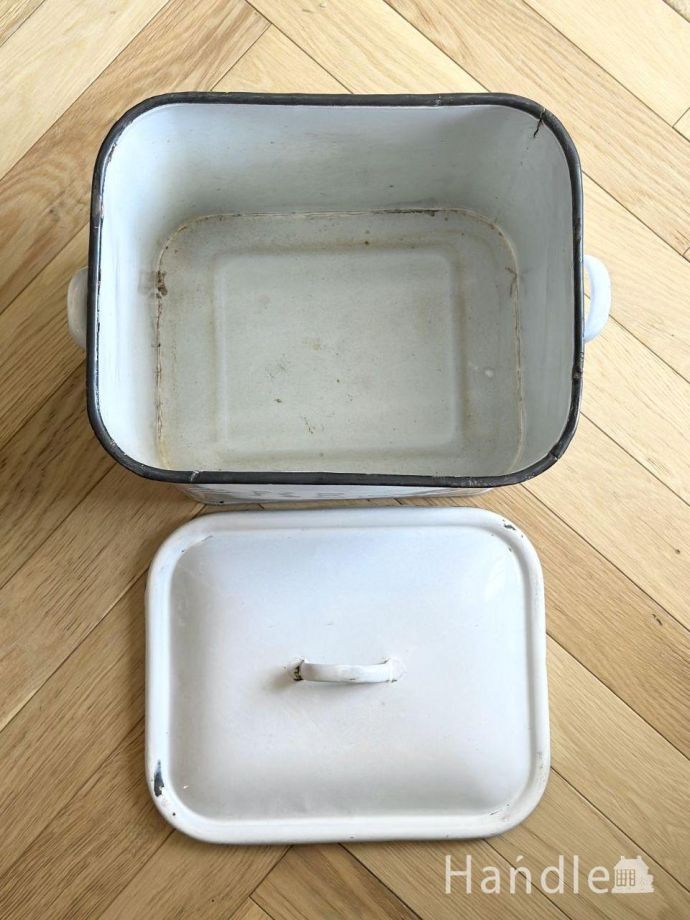 こぶぶ様専用 アンティーク 無地 ホーロー缶 希少 2025年最新