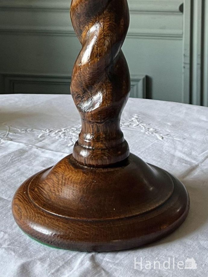 イギリスのアンティーク雑貨、木製のおしゃれなハットスタンド(m-8129