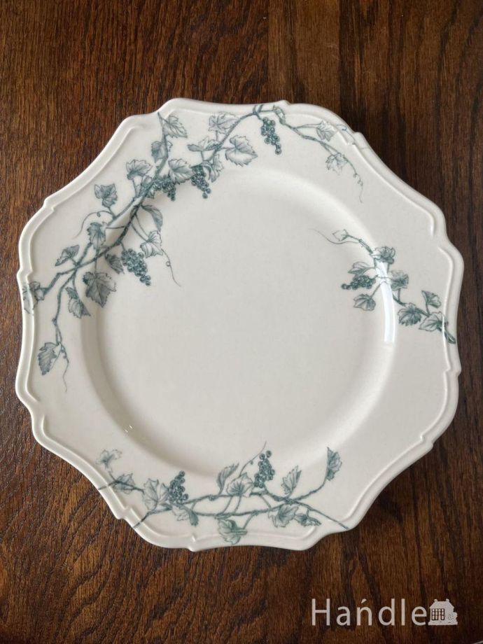 フランスアンティーク調のおしゃれなお皿、スタジオエムのラウンド