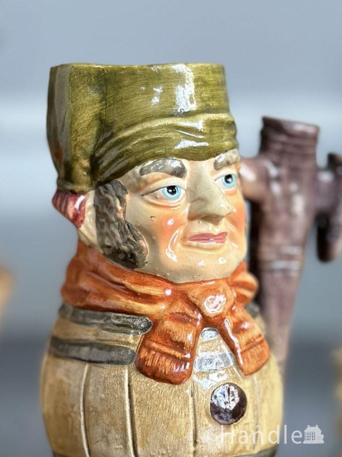 ビール樽のモチーフのビンテージジャグ、イギリスから届いた可愛い