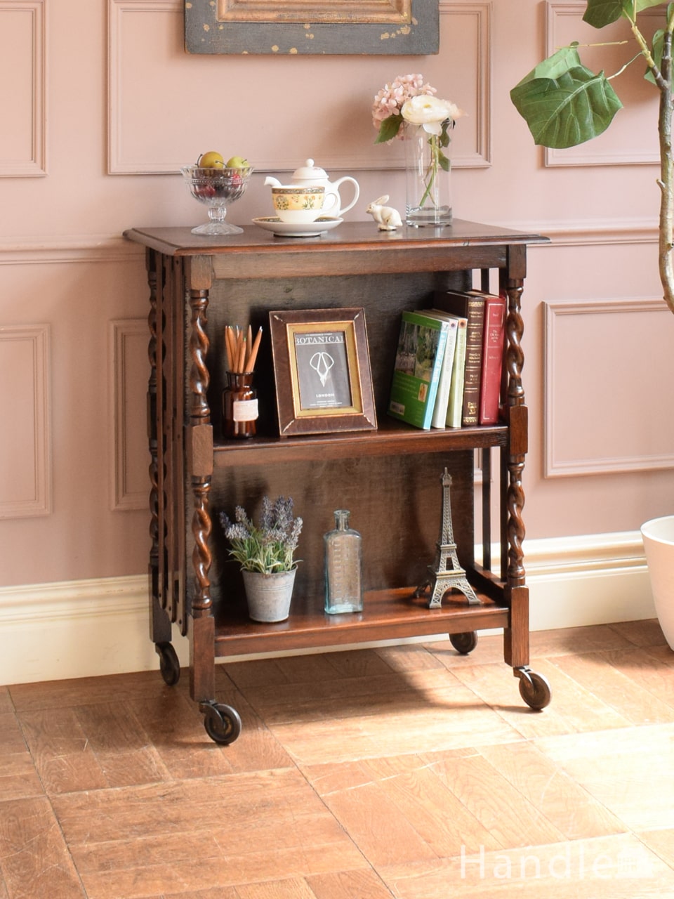 イギリス アンティーク 家具 マガジンラック 新聞入れ 楽譜入れ 収納