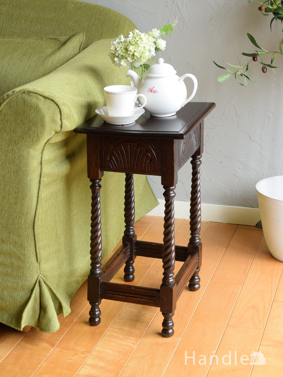 アンティーク 家具 オケージョナルテーブル 英国 サイドテーブル 222A