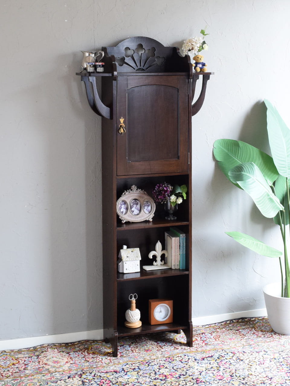 オールドパインのアンティーク家具、イギリスで見つけたオープンブック