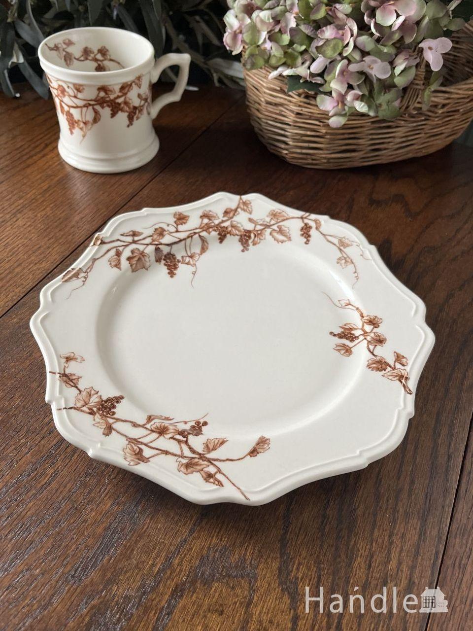 フランスアンティーク調のおしゃれなお皿、スタジオエムのラウンド