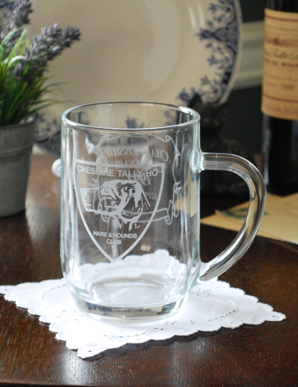 イギリスで出会った アンティークのGUINNESS（ギネス）グラス(k-1061-z