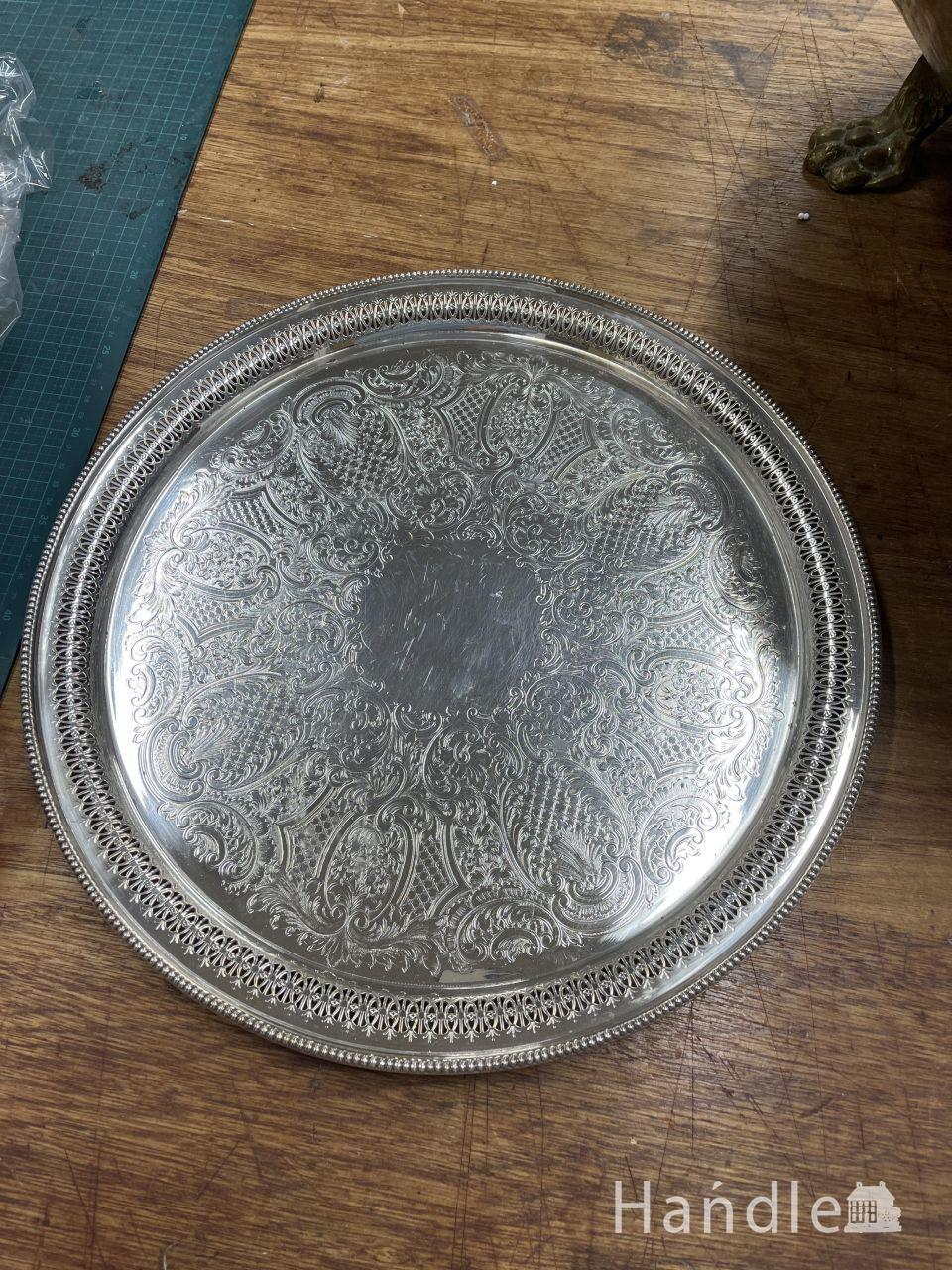 お値下げ 純銀 ガラード GARRARD トレイ セール 純銀 ガラード GARRARD