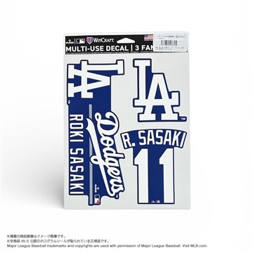MLB公式】25 ドジャース 佐々木朗希 シールセット｜ドジャース｜羽田