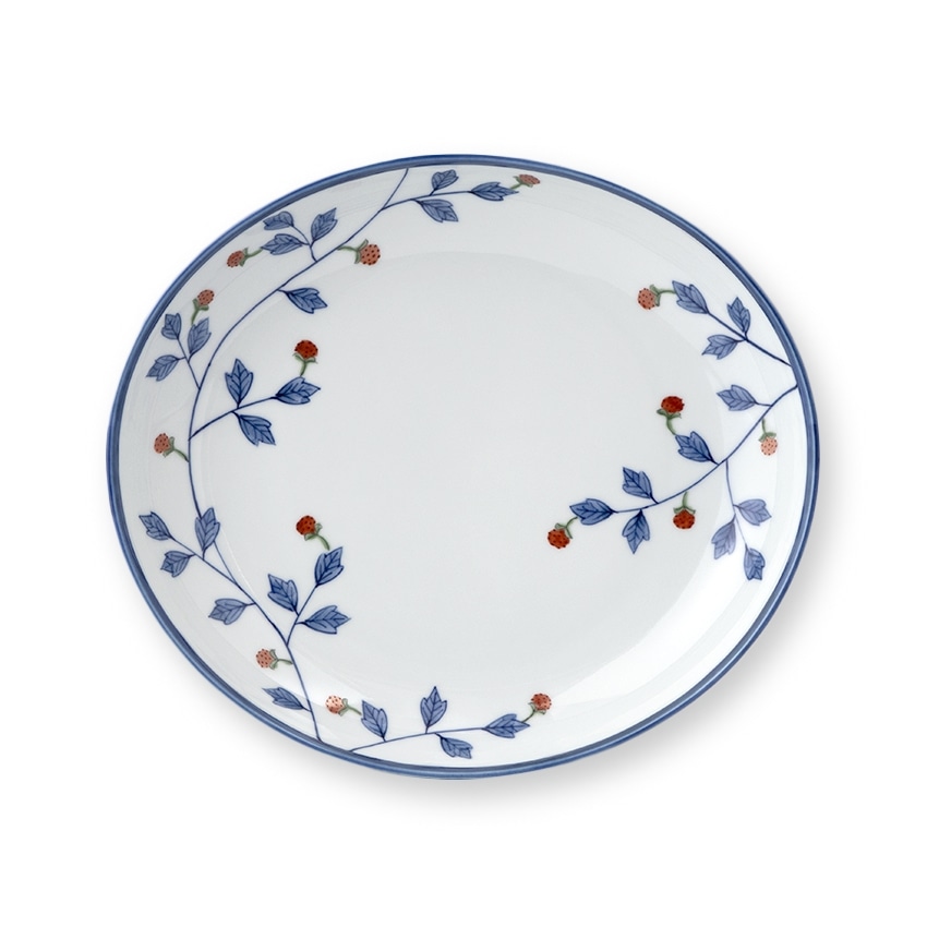 1599 源右衛門 皿 21cm 1599 源右衛門 皿 21cm 皿 ｜ 有田焼の源右衛門