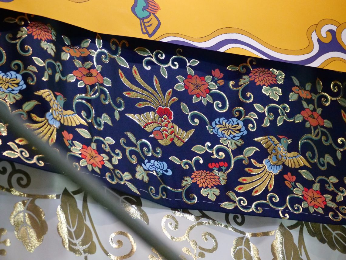 祇園祭2021〉1万本の絹糸が生み出す西陣織「水引」 祇園祭を支え続ける