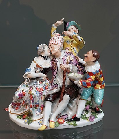 ✤マイセン(Meissen)フィギュリン『アウグスト三世とマリア・ヨゼファ』✤
