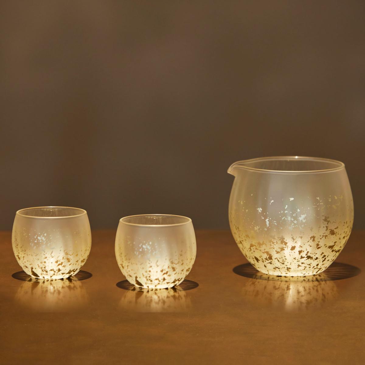 箔一 hakuichi 金箔 金沢箔 金沢 工芸品 Stardust Akari 酒器セット