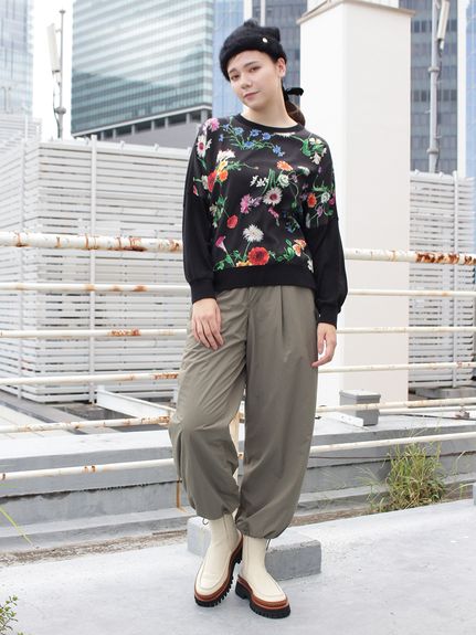 リサイクルナイロンタスラン撥水ワッシャーパラシュートパンツ