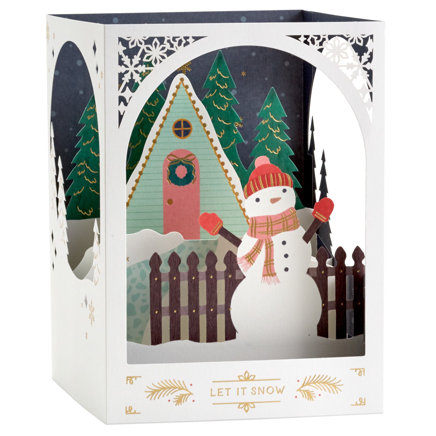 アウトレット】You Make the Season Magic Snowman 3D Pop-Up