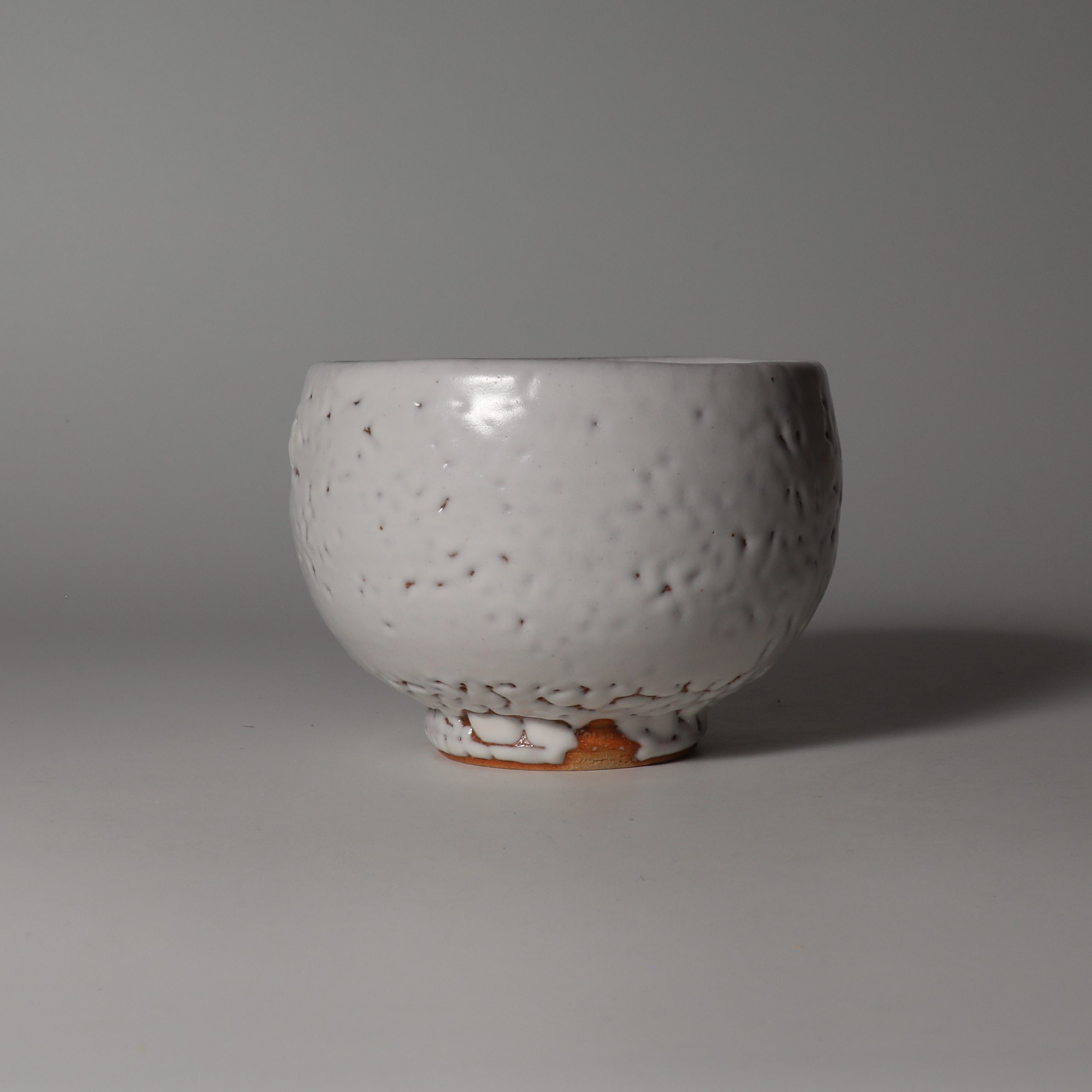 白萩茶盌 船崎透】 茶碗 茶道具 和食器 骨董 九谷焼 共箱 茶器 陶器