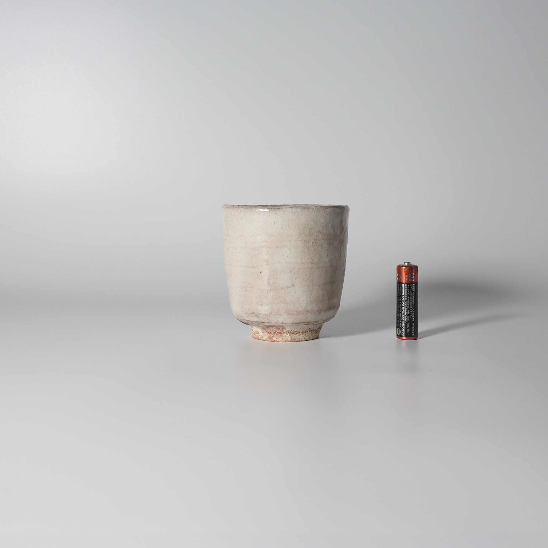 萩焼 十四代 坂倉新兵衛 香合 茶道具 萩灰被耳付花入 14代坂倉新兵衛