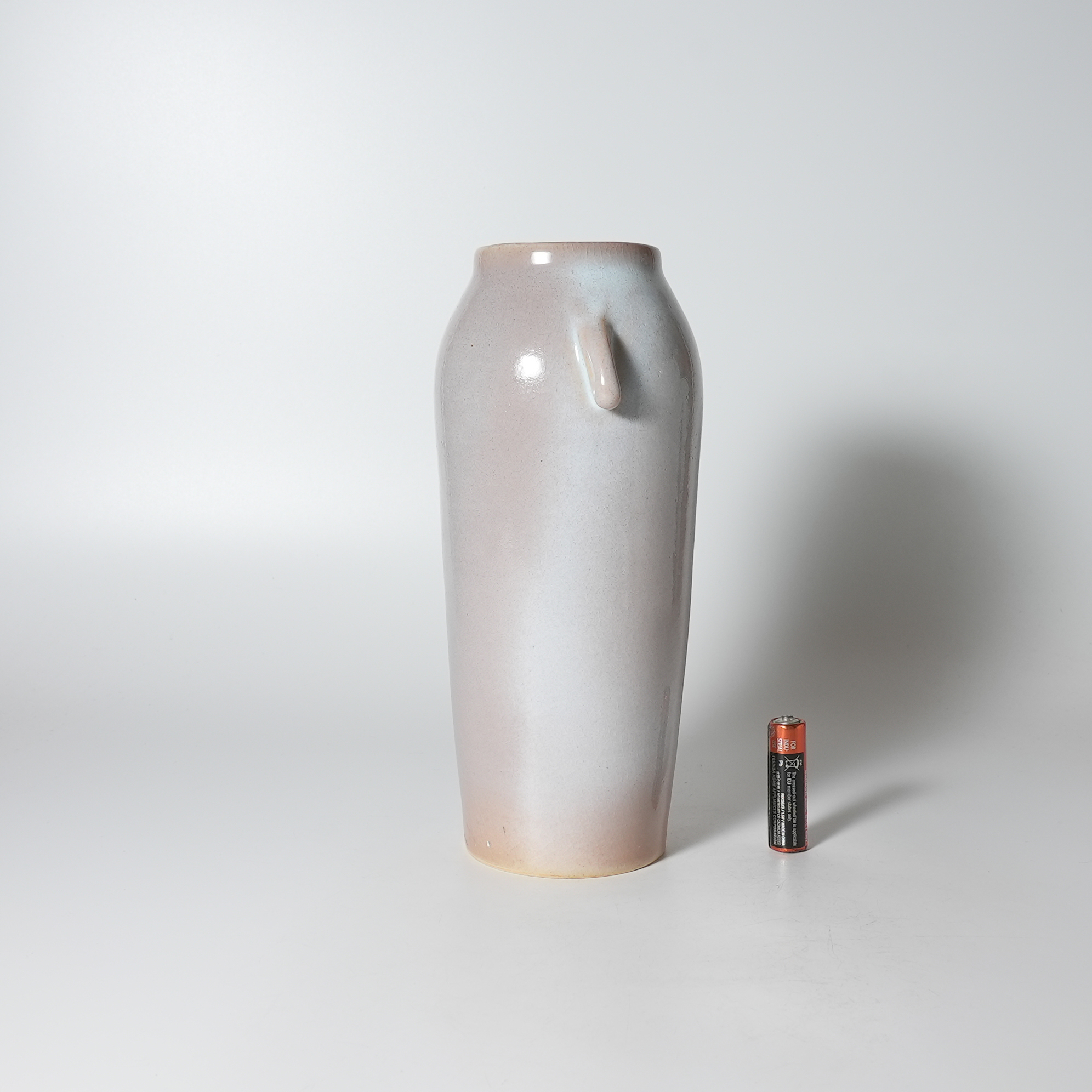 花入21】萩6 御本手 耳付 彩雲窯 高さ22㎝ 花入21】萩6 御本手 耳付