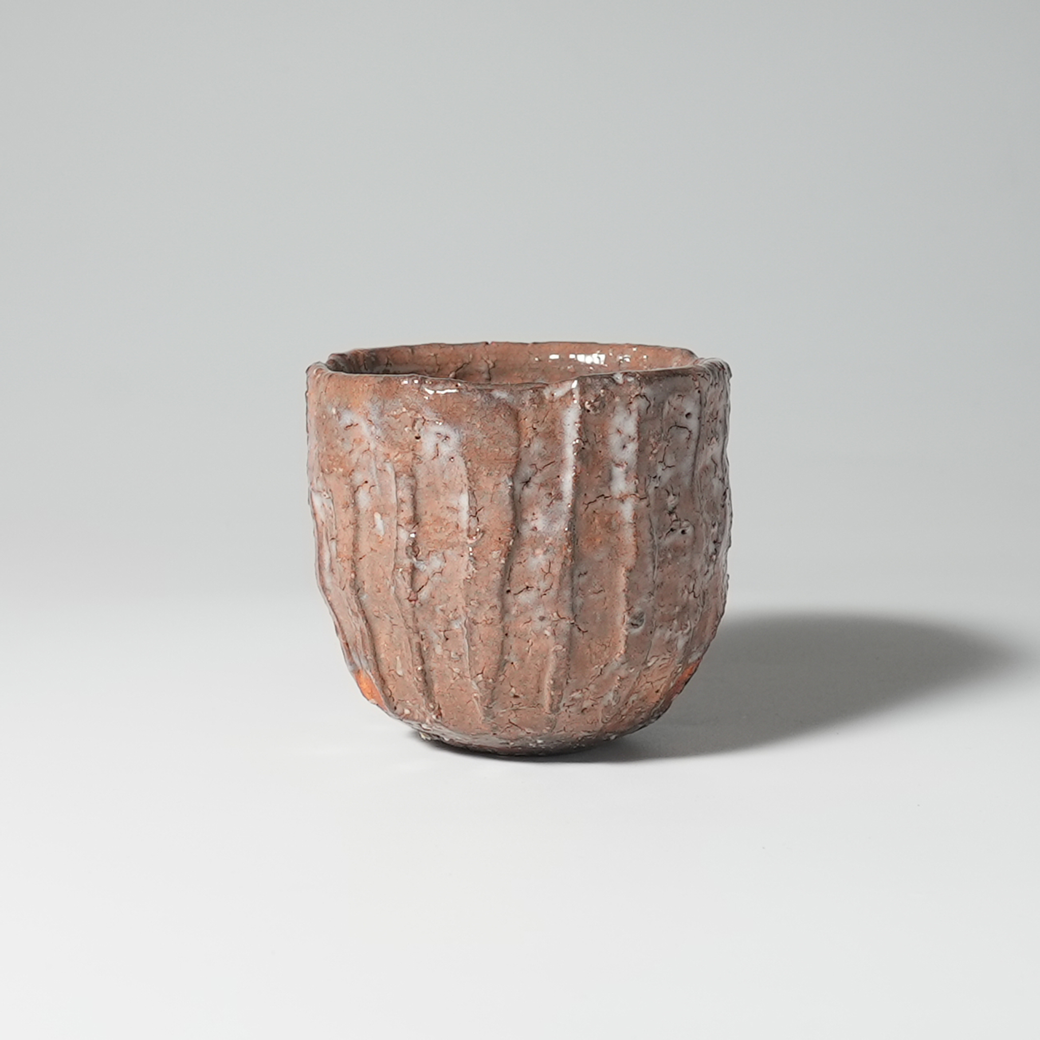 120 岡田裕 ぐい呑 共箱なし萩焼 県指定無形文化財【ぐい呑まとめ買い