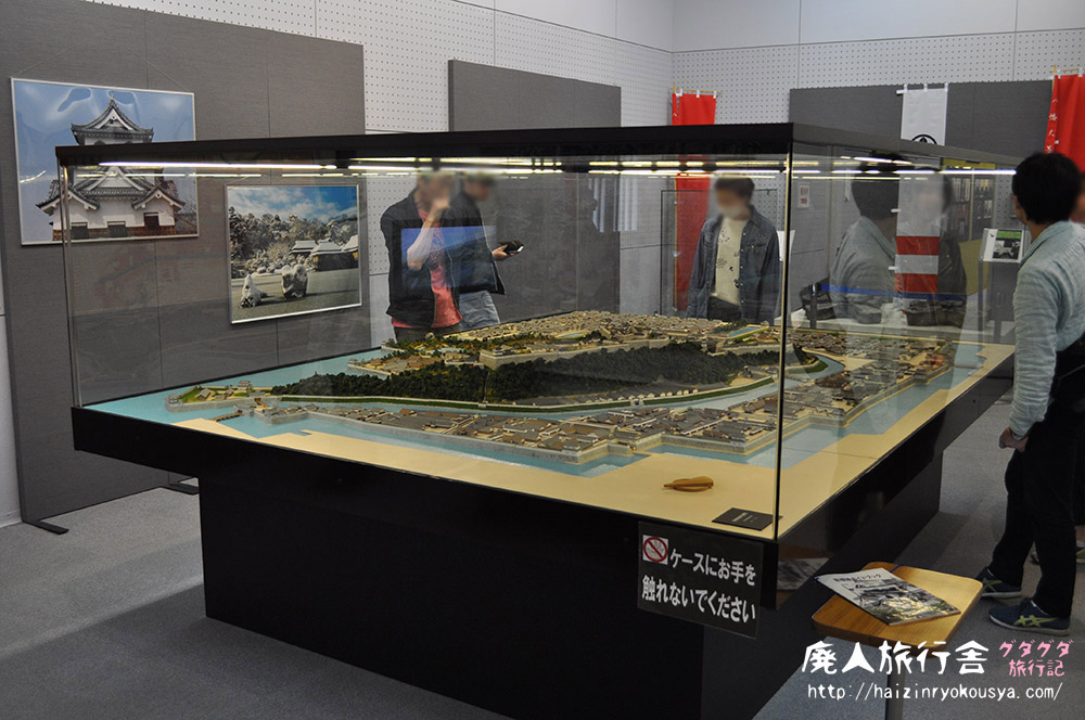 城郭ジオラマ 彦根城完成模型 1/540 プラケース付 004完成品□弘前城