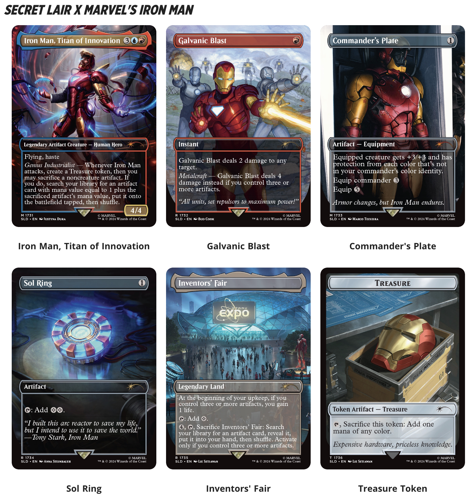 Secret Lair x Marvel コンプリートセット特典秘儀の印鑑つき Secret