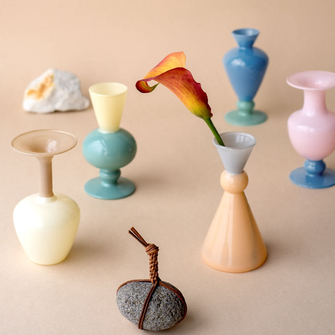 イイノナホ ガラス 花器 フラワーベース オブジェ イイノナホ ガラス