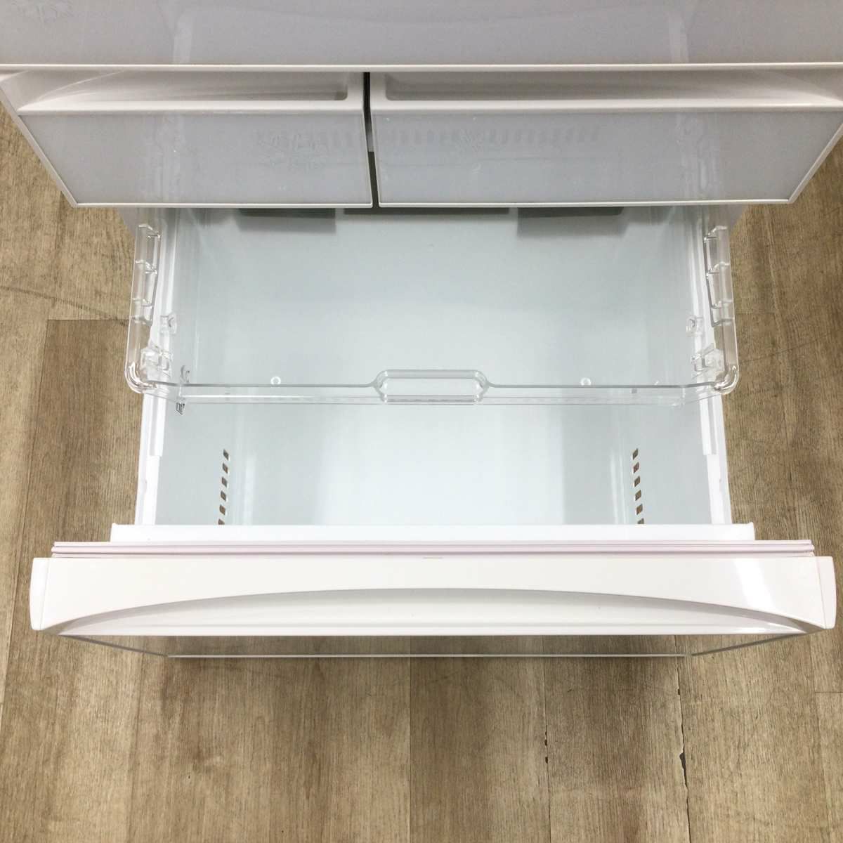 東芝 VEGETA 冷蔵庫 5ドア 410L 右開き ホワイト GR-K41GXV(ZW) 2017年