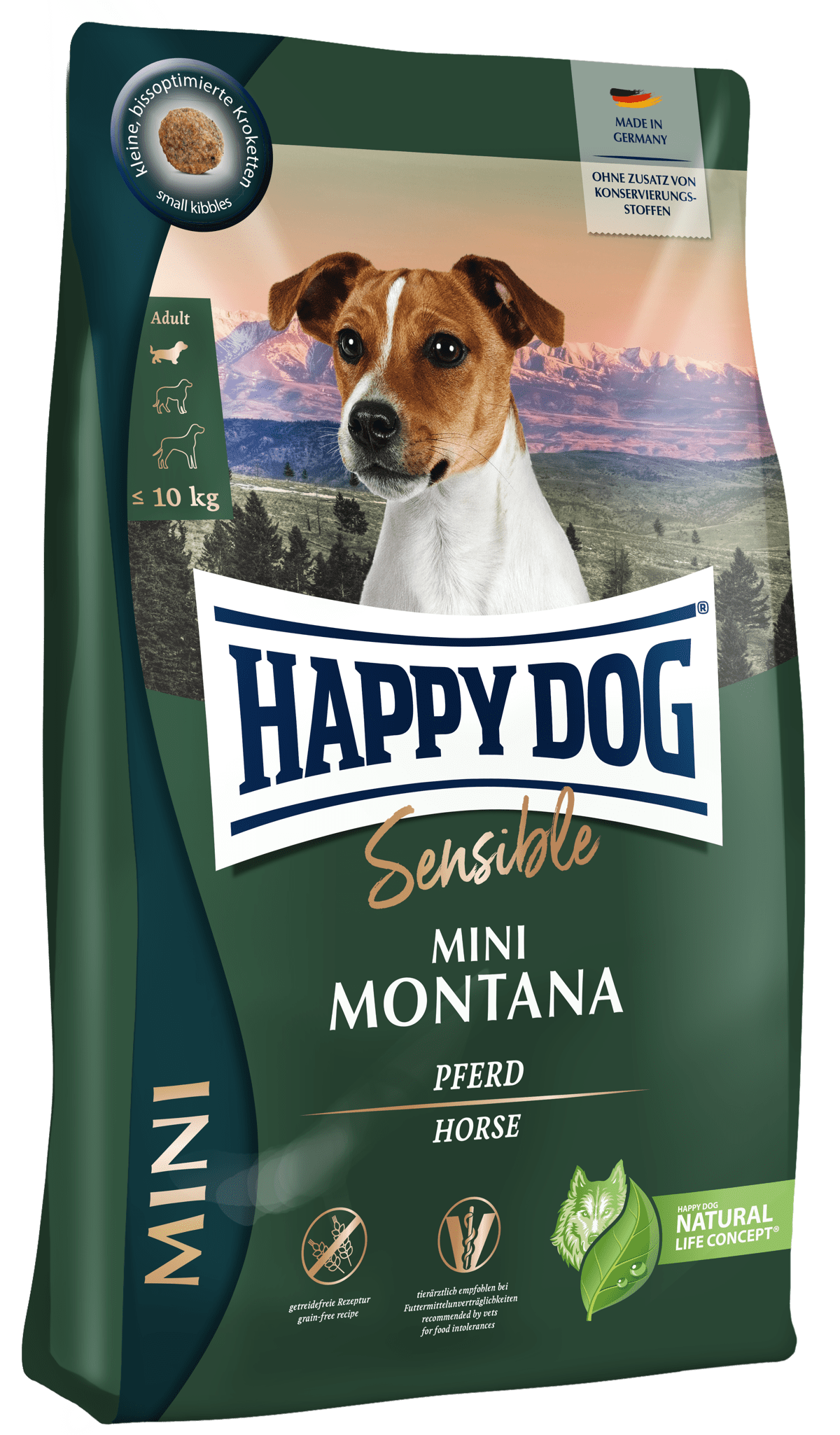 ミニ モンタナ (馬肉&ポテト) | HAPPY DOG -ドイツ製の無添加