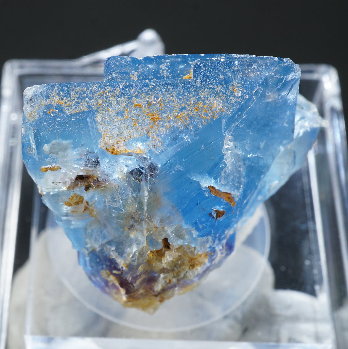 フランス産 蛍石 La Barre mine産 フローライト トリカラー 原石