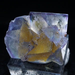 348 ブルーゾーニング×イエロー フローライト ドイツ産 ドイツ産