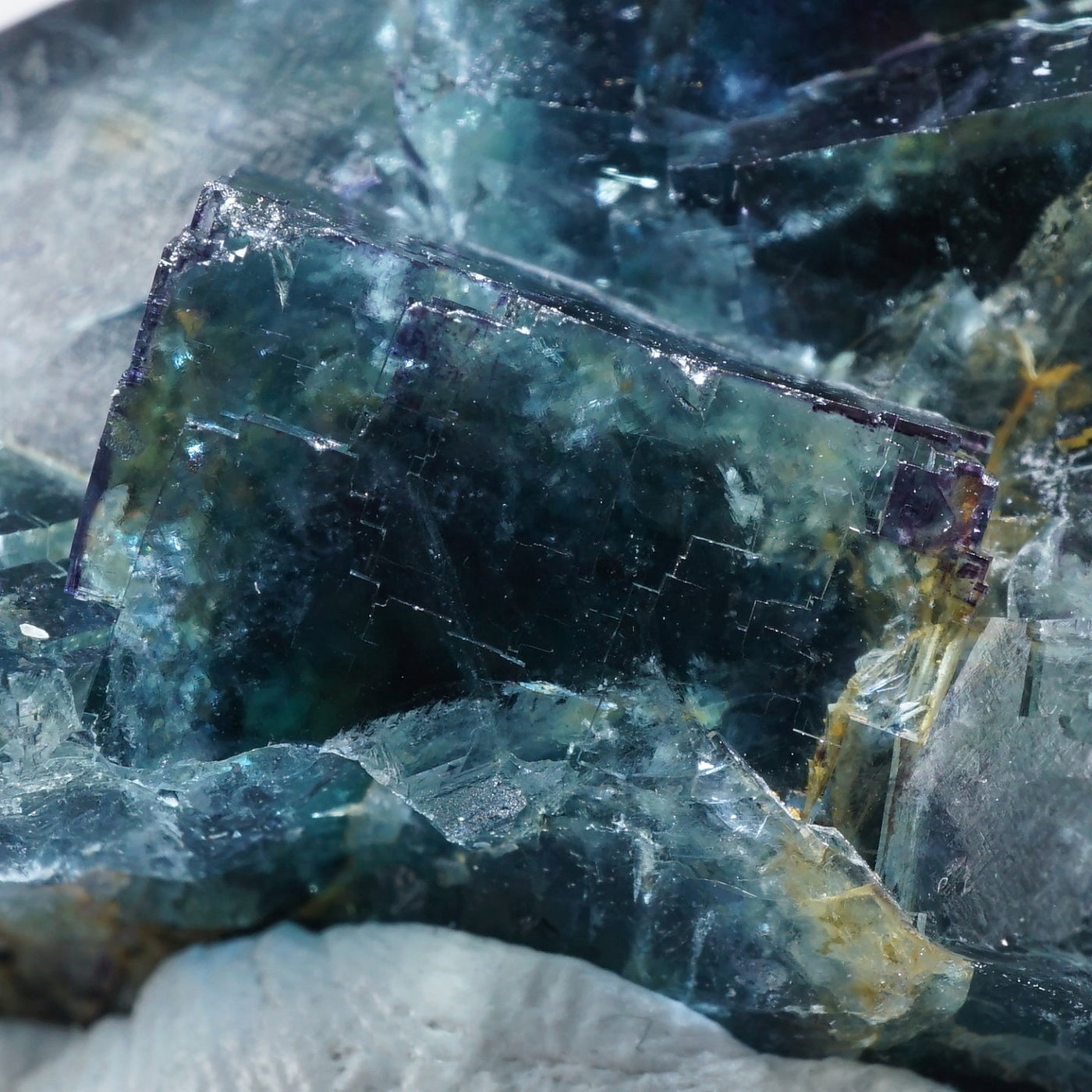 481 オコルス鉱山 フローライト クォーツ ブルーグリーン パープル