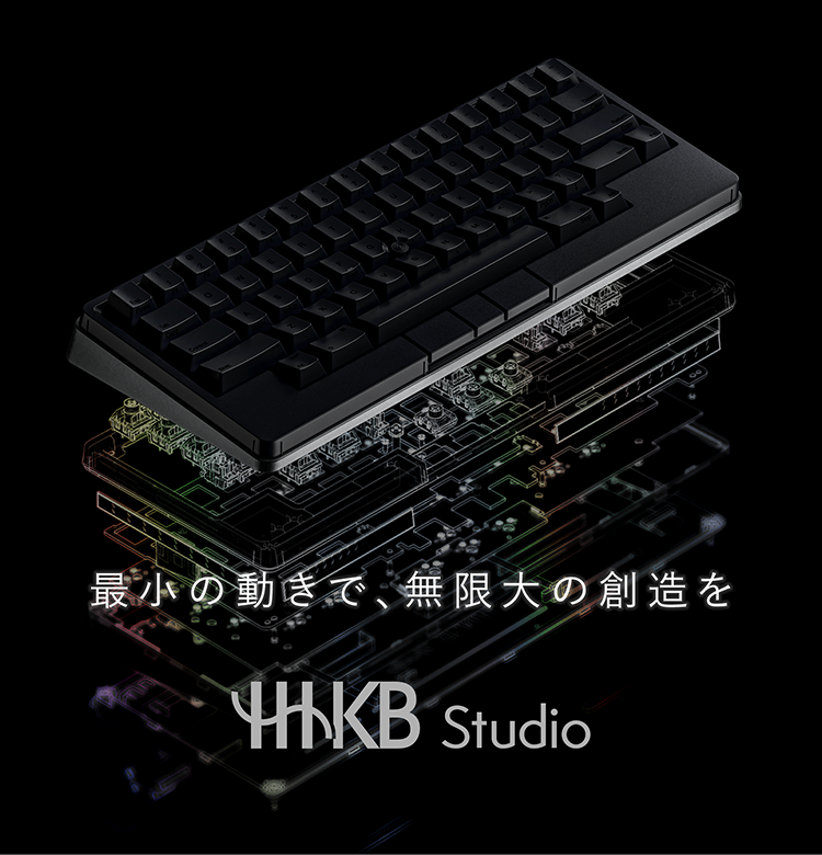 HHKB Studio 英語配列 墨 HHKB Studio 英語配列／墨 Happy Hacking