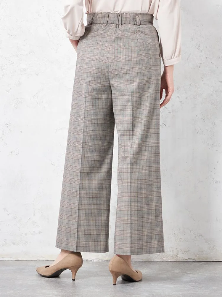 Cassette Cross】パンツ ワイドパンツ ウォッシャブル ストレッチ