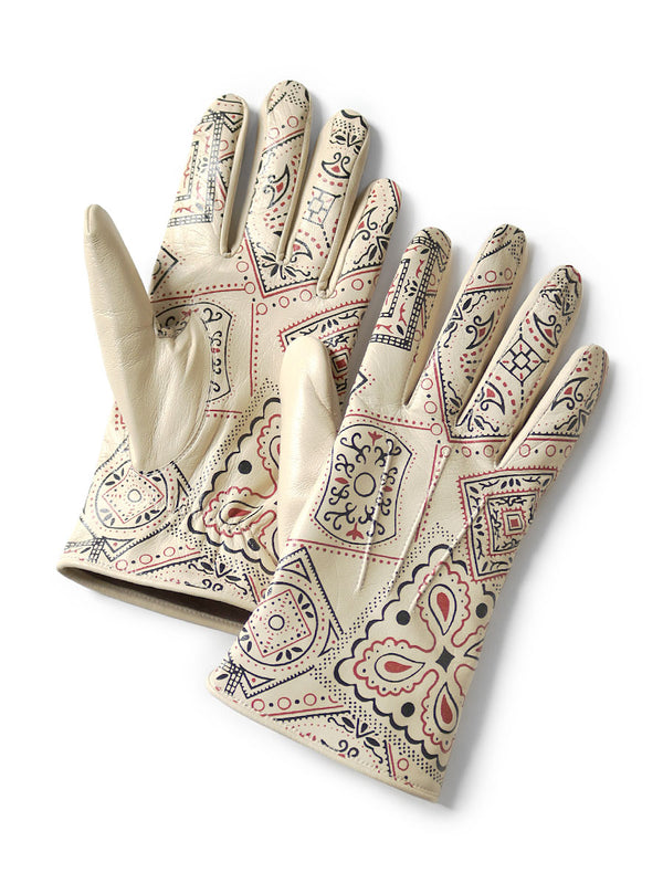 Kapital Leather Cookie Bandana Gloves – HARUYAMA