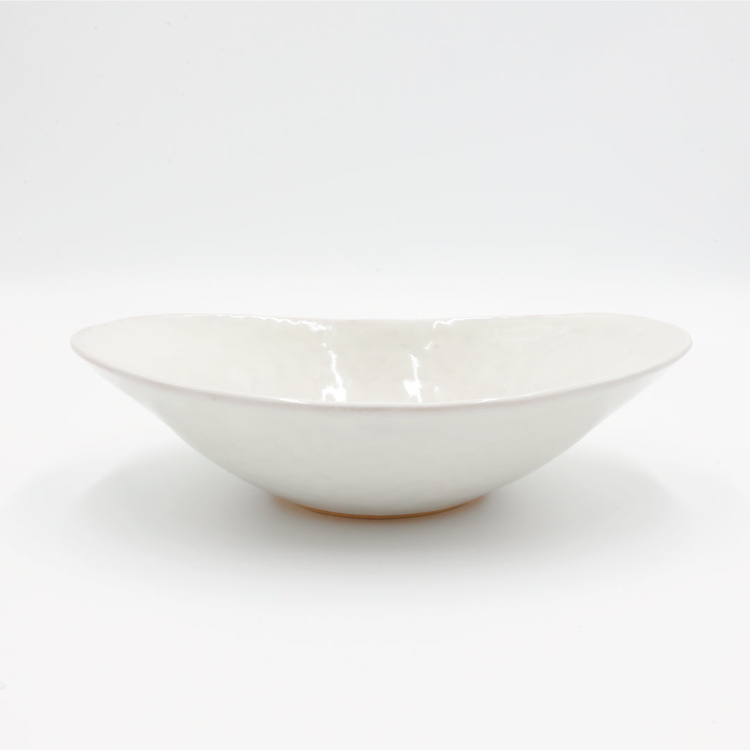 陶の杜 】やわらかな曲線の鉢（大） 萩焼 – 晴れと暮らす