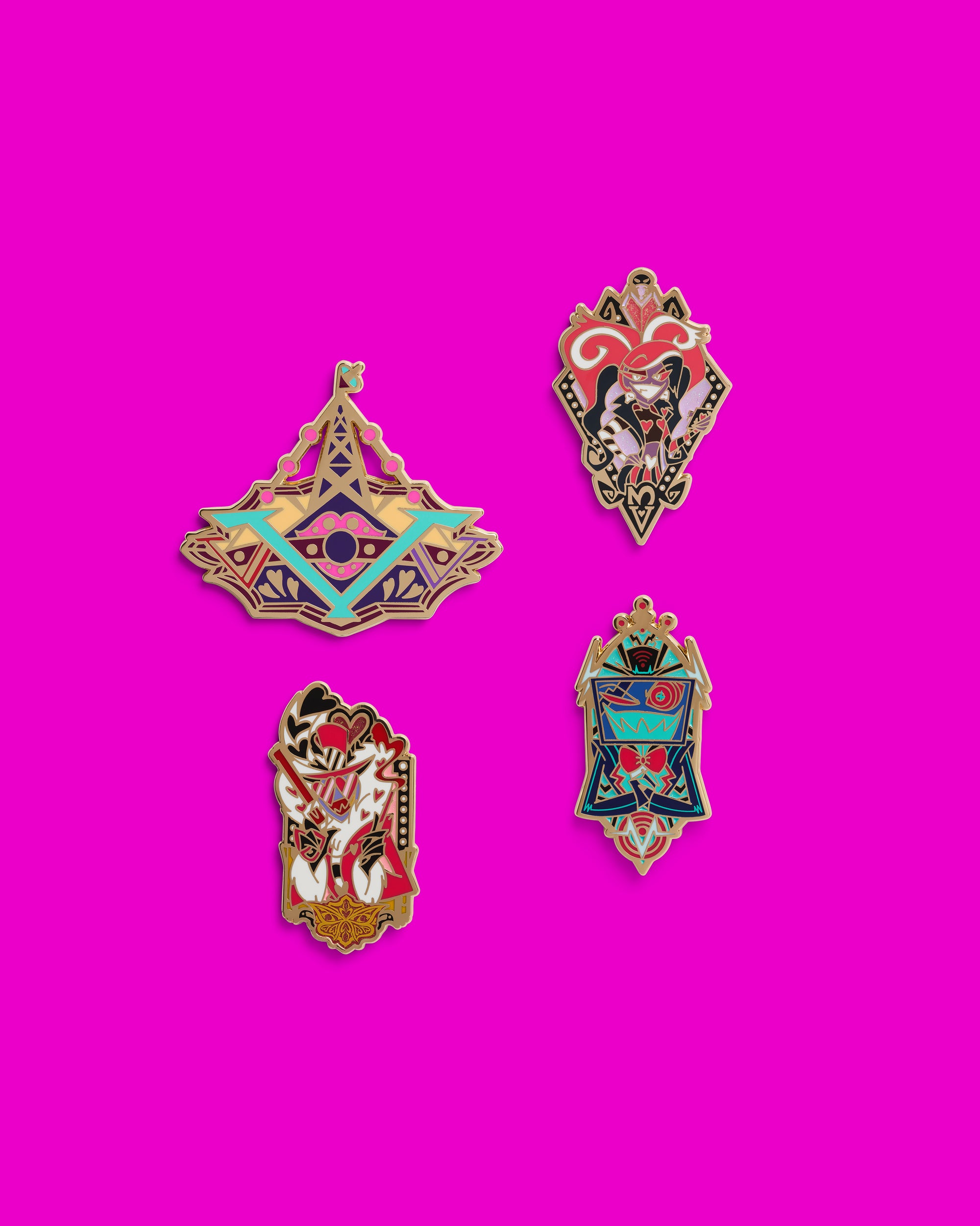The Vees Pin Set | Hazbin Hotel