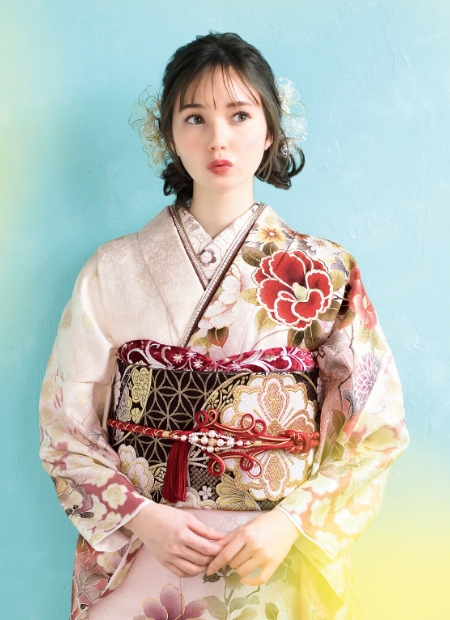 ピンク/桃/古典柄/かわいい/レトロ】の成人式振袖人気ランキング/CF