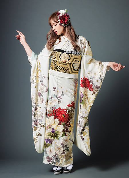 赤/レッド/白/ホワイト/古典柄/レトロ】の成人式振袖人気ランキング/E