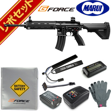 東京マルイ HK416D 次世代電動ガン G-FORCE リポバッテリー フルセット
