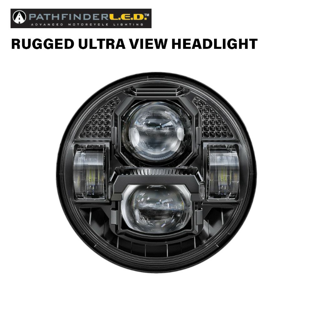 WMW プロジェクターLED 5-3/4インチ・ヘッドライト ブラック |ハーレー