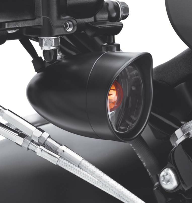 ハーレー純正LEDウインカー ブラック M8ソフトタイプ【前後4個セット