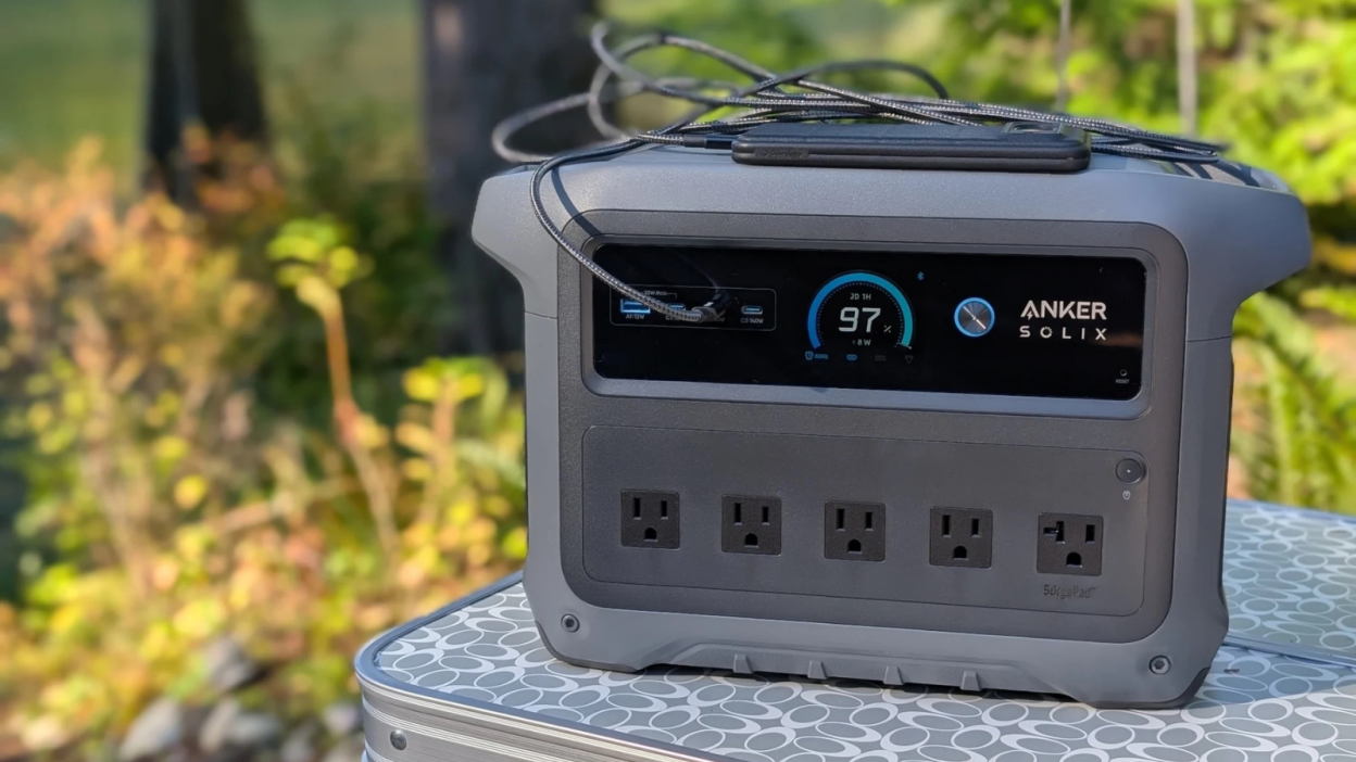 Portable power station deal: Save $370 on the Anker Solix C1000