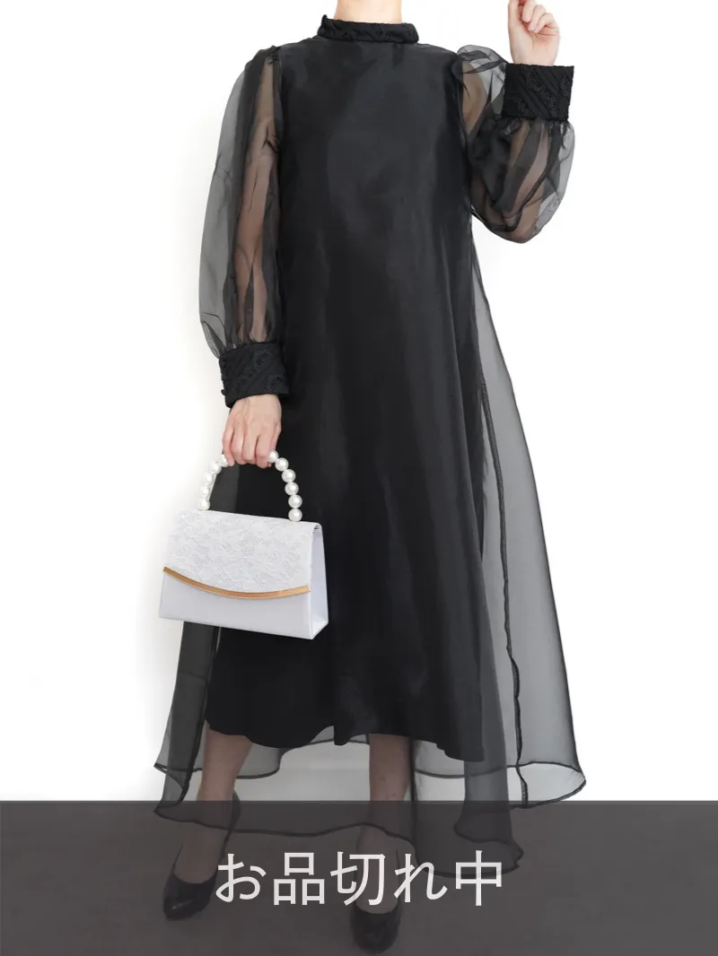 Acka.（エーシーケーエー）sheer over one-piece（ブラック/2