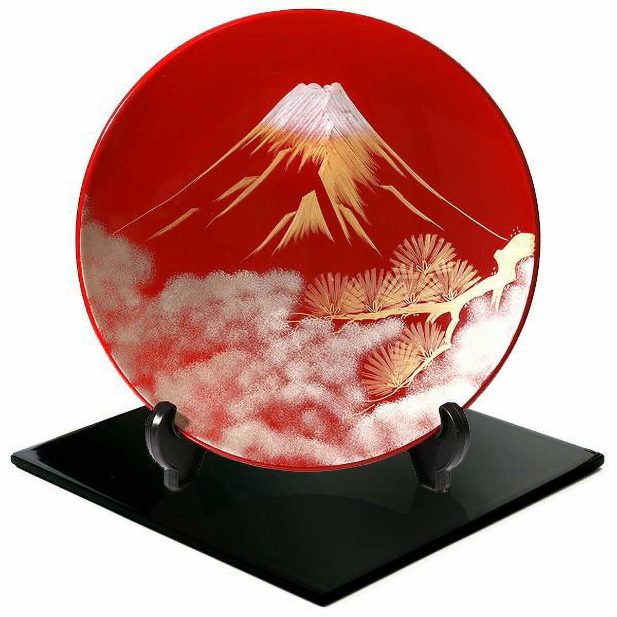 宮内庁御用達 漆器 山田平安堂】丸盆 金市松 | 漆器 山田平安堂 WEB本店