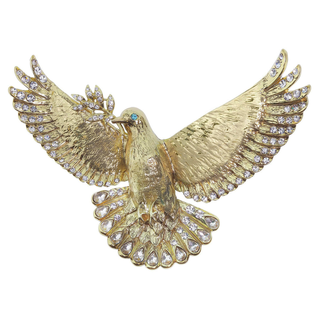 Z172/HEIDI DAUS/古金色/オパール パヴェ 羊 ひつじブローチ Z172