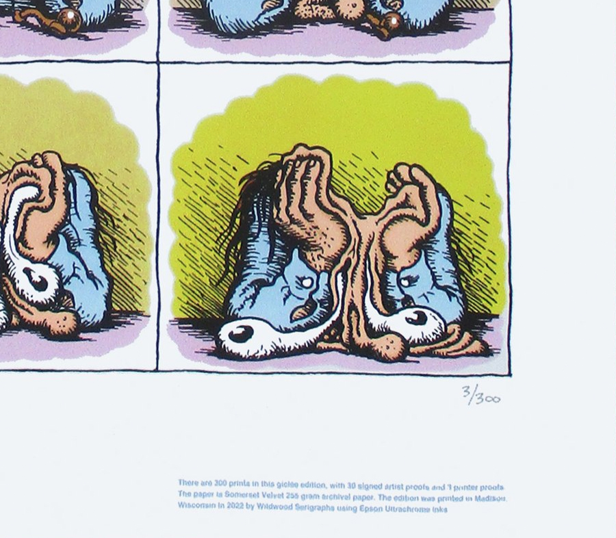 ROBERT CRUMB STONED AGIN! LIMITED GICLEE PRINT ロバートクラム 限定