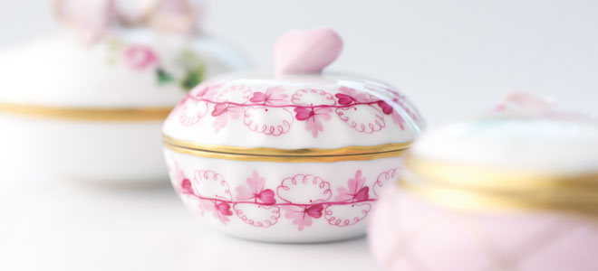 ウィーンの薔薇・シンプル] ラウンドボックスリボン