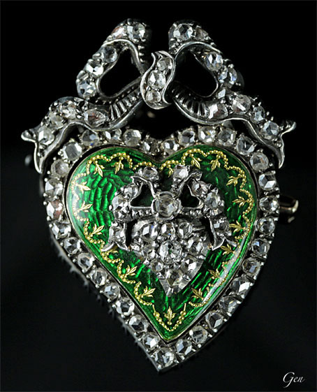 レアDALI JOIES ダリミュージアムレプリカハート型ブローチ